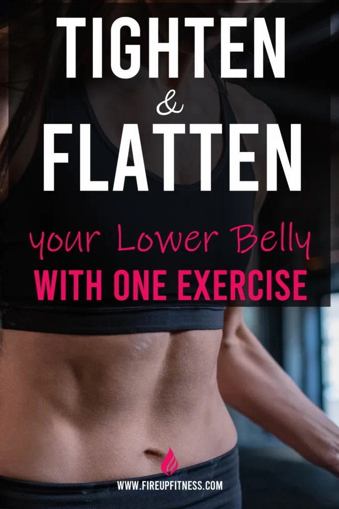 Tighten and flatten your lower belly with this one exercise