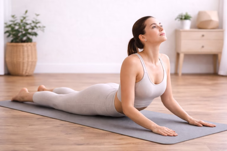 4 Yoga Moves to Lose Back Fat & Tone Your Core