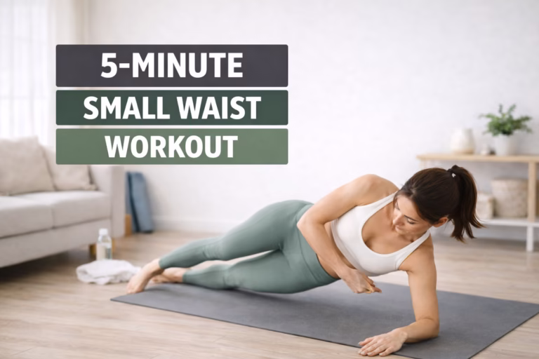 5 Minute Small Waist Workout At Home