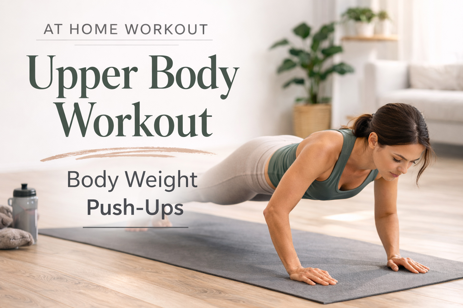 Upper Body Workout at Home - Push-Up for Core Strength