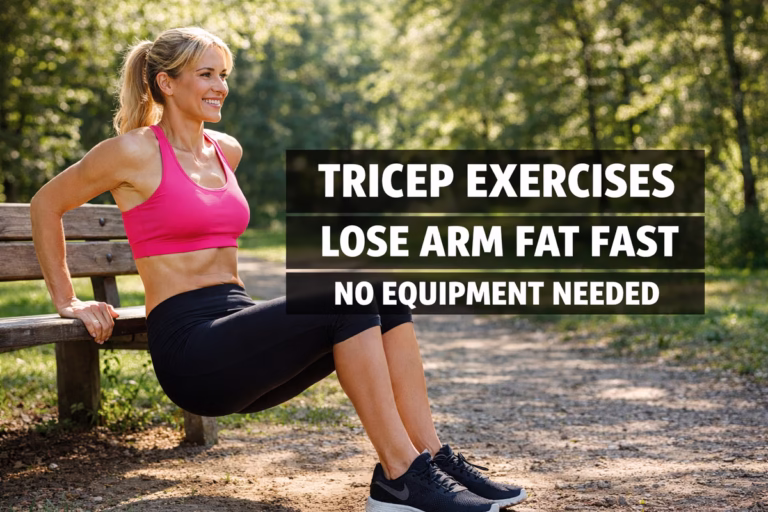 Tricep Exercises To Lose Arm Fat Fast Without Equipment