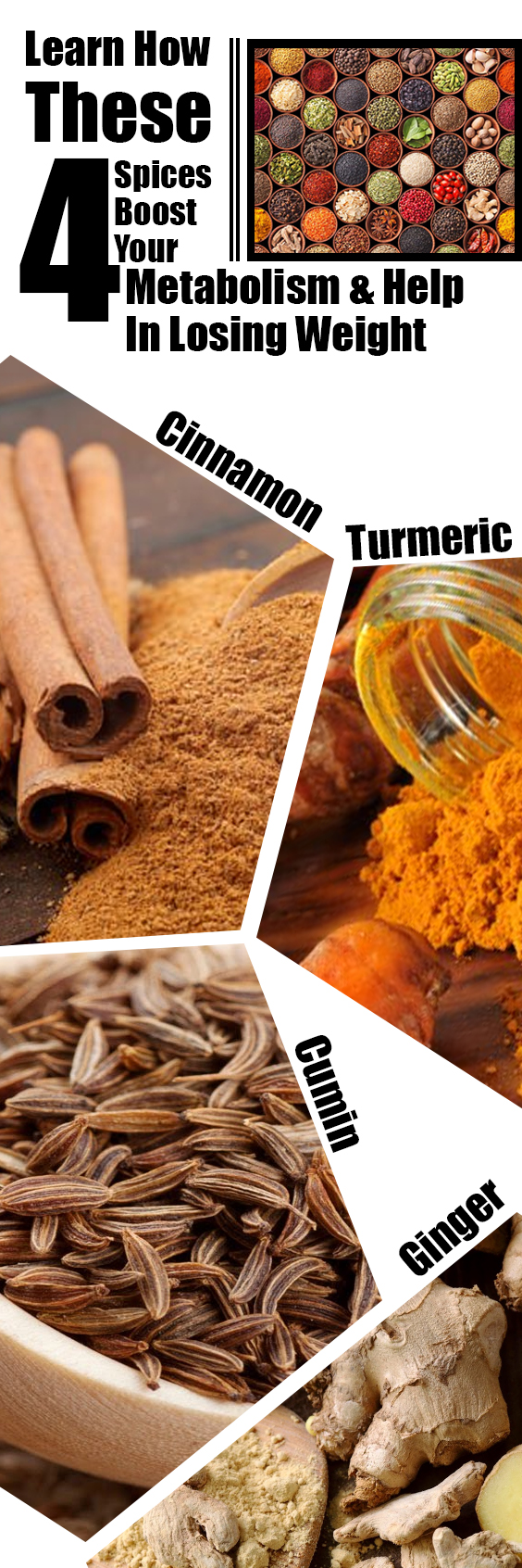 Learn How These 4 Spices Boost Your Metabolism & Help In Losing Weight