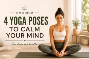 Yoga for Stress Relief - 4 Simple Poses to Calm Your Mind