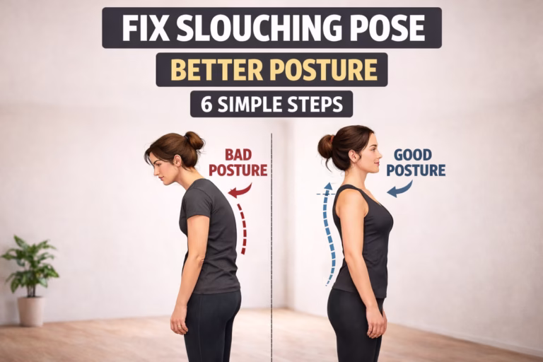 Slouching Pose Fix - 6 Simple Steps to Improve Posture Fast