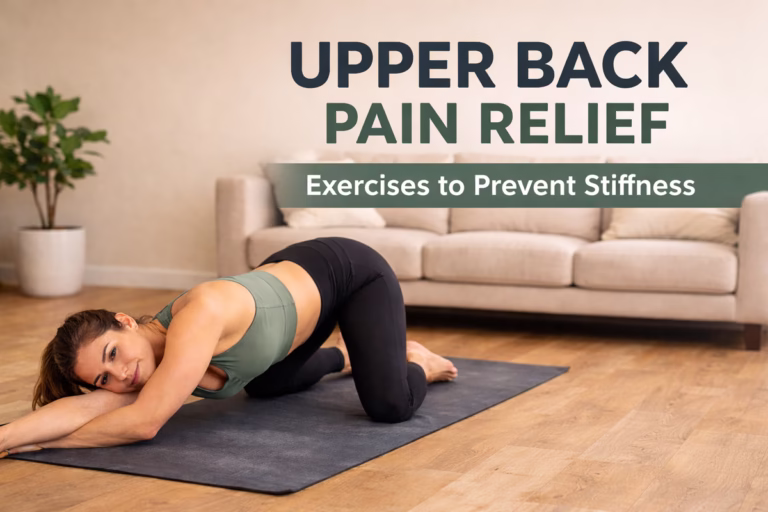 Upper Back Pain Relief - Exercises to Prevent Stiffness
