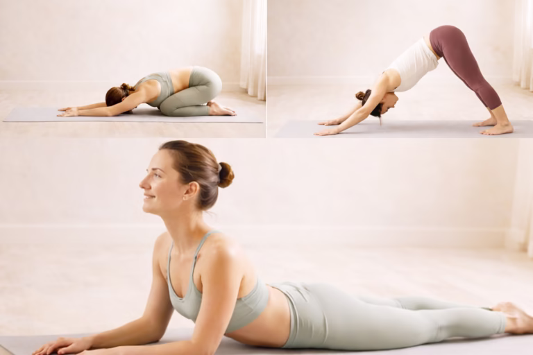 Yoga poses for relaxation and healing