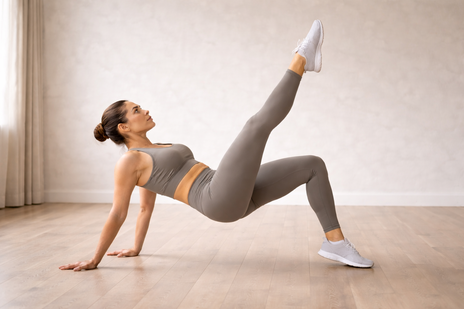 Core strength and leg engagement workout