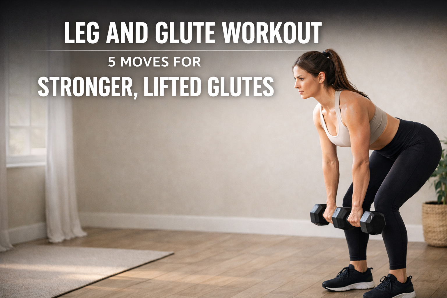 Leg and Glute Workout You can do at Home for Stronger Glutes