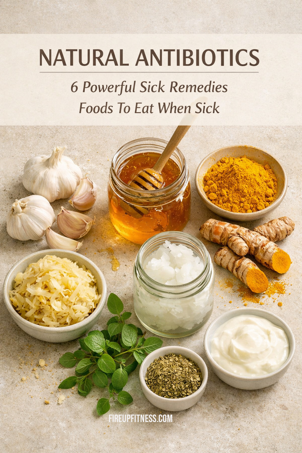 6 Natural Antibiotics & Best Foods To Eat When Sick
