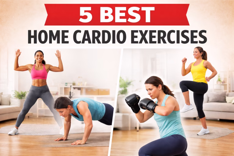 Cardio Exercises at Home - 5 Best Moves for Women