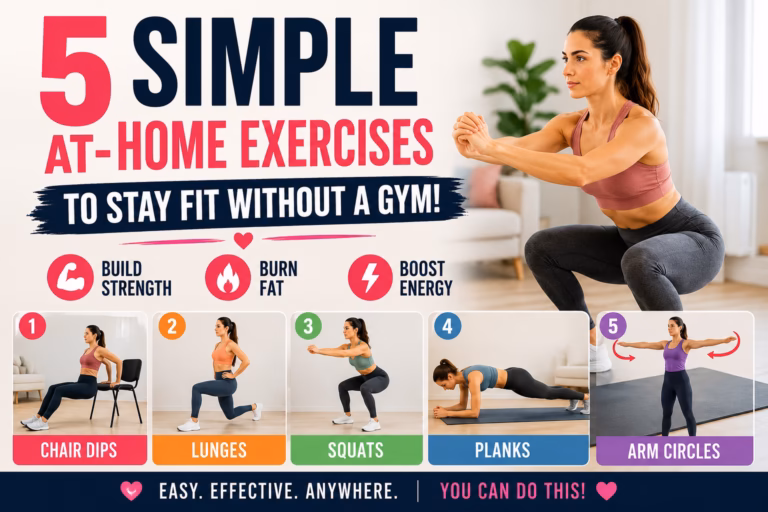 5 Simple At-Home Exercises to Build Strength and Stay Fit