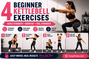 4 Beginner Kettlebell Exercises for Women to Build Strength Fast
