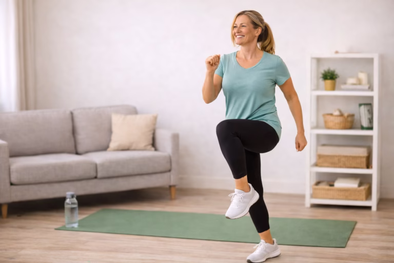 Beginner Cardio Exercises At Home for Women 40+