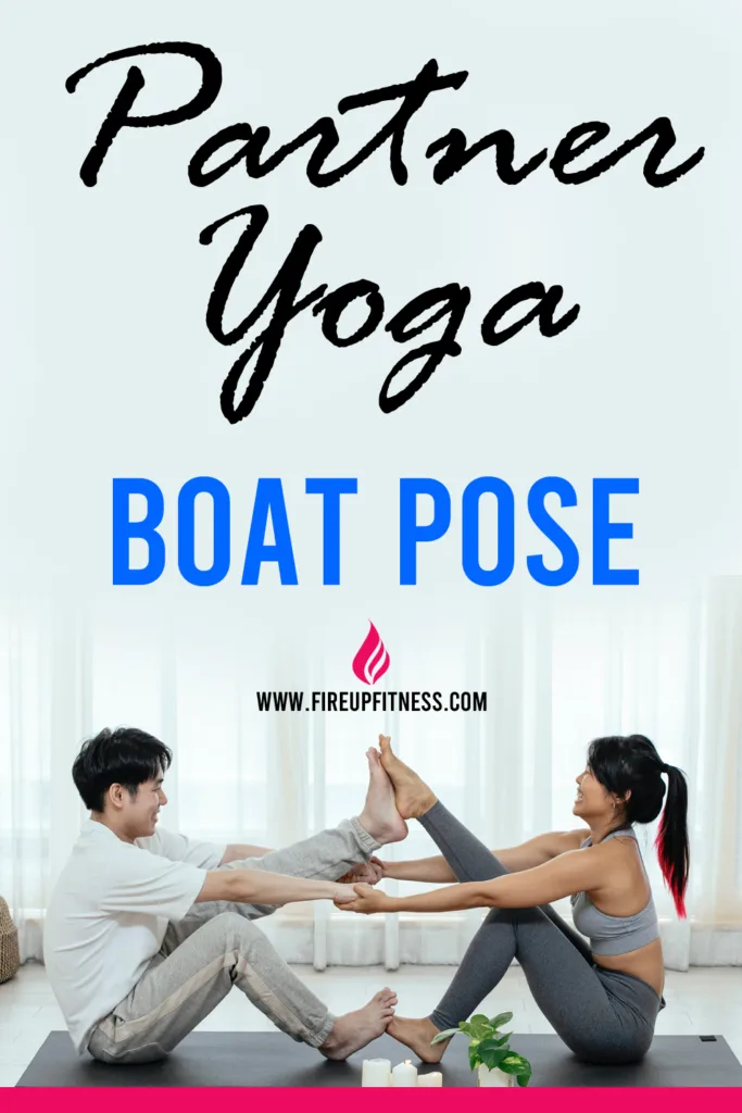 Partner Yoga boat pose | Couple yoga poses