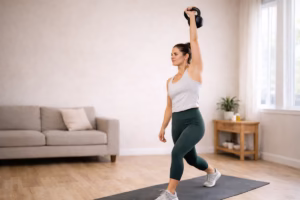 Kettlebell Workout at Home for Women