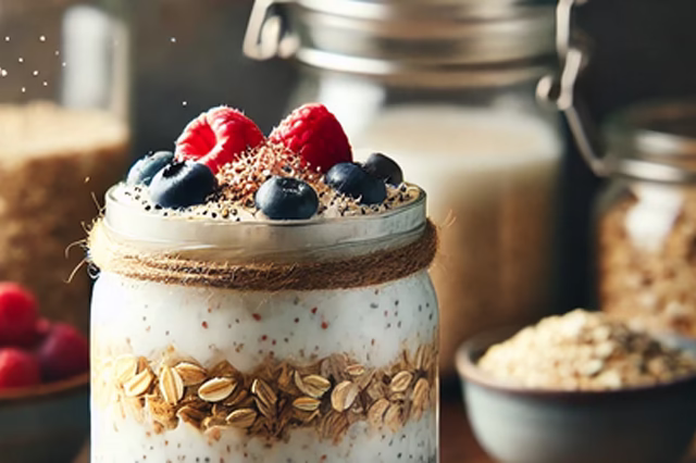 Overnight Oats with Chia Seeds