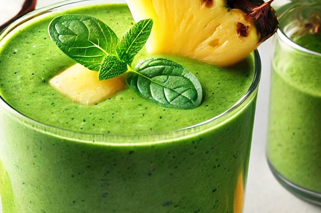 Pineapple and Spinach Smoothie