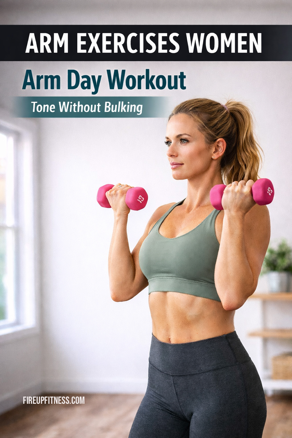 Arm Exercises Women - Easy Arm Day Workout for Toned Arms
