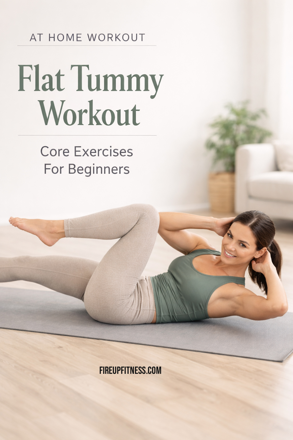 Core Exercises for Beginners - Flat Tummy Workout