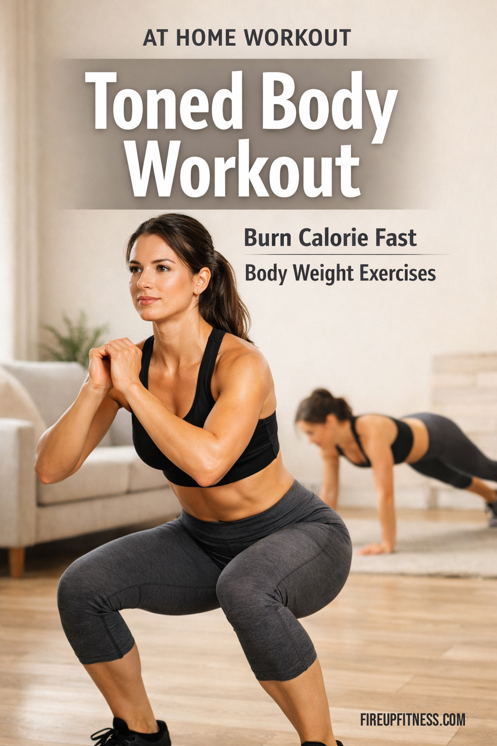 Toned Body Workout at Home to Burn Calorie Fast