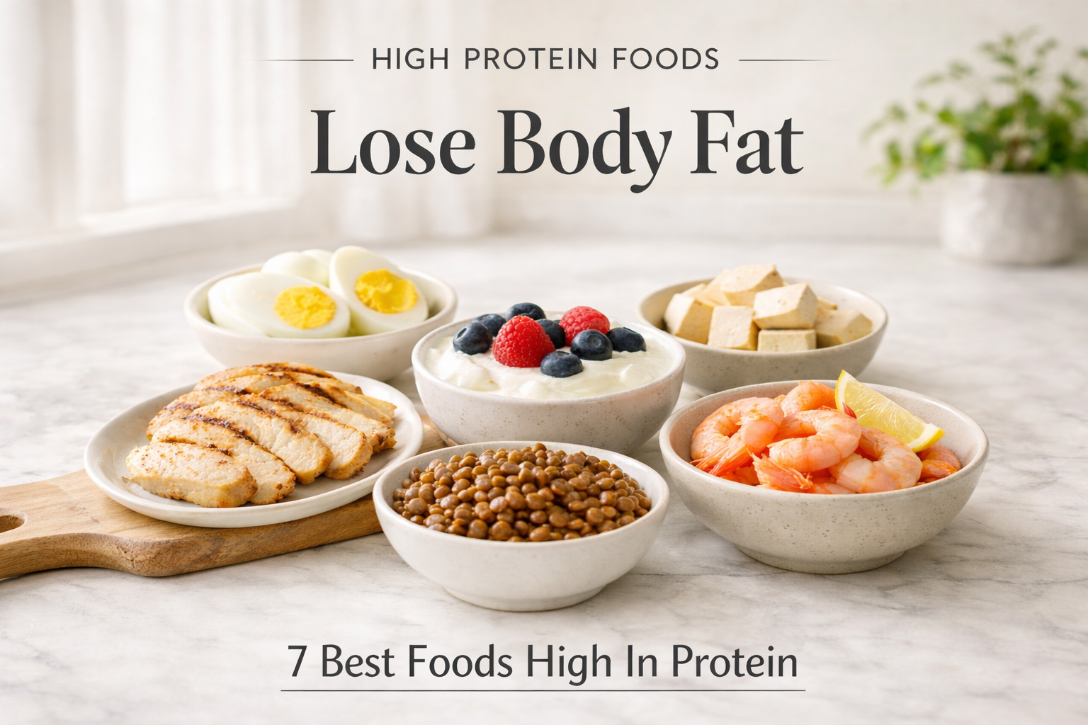 7 High Protein Foods to Help You Lose Body Fat