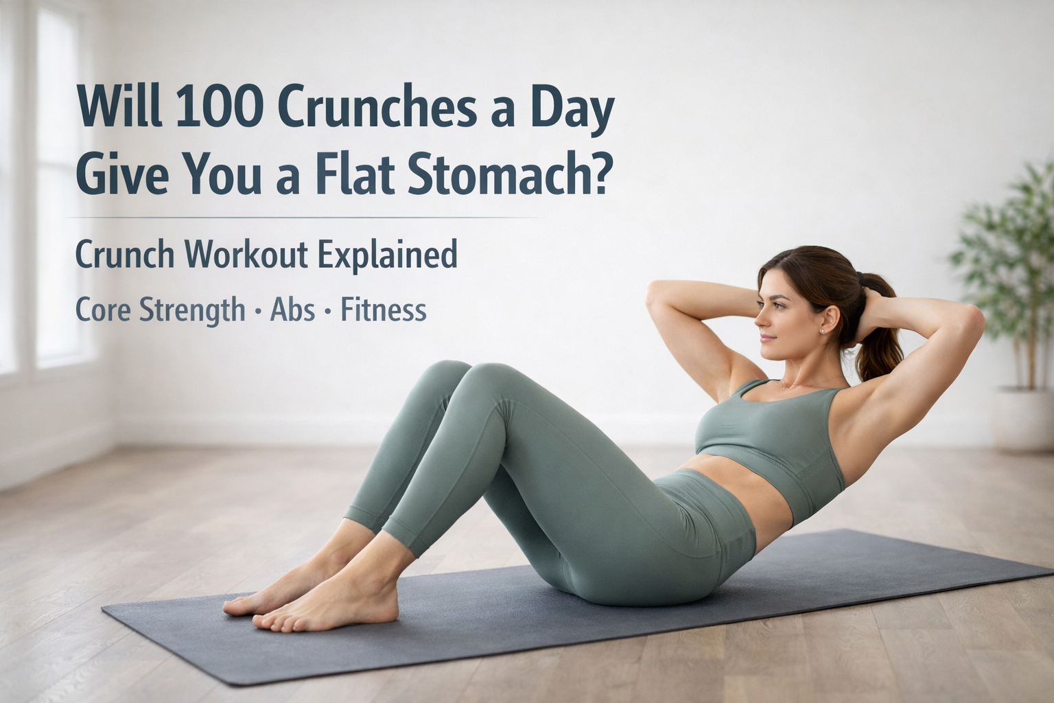 Crunching towards fitness goals