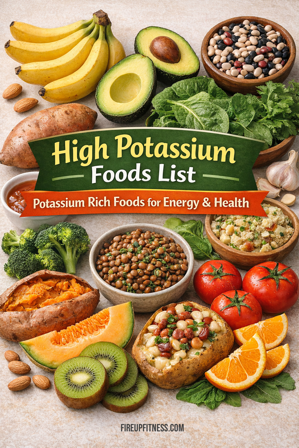 High Potassium Foods List - 21 Potassium Rich Foods to Boost Energy